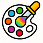 Color picker tool with HEX to RGB/HSL converter - Web designer palette