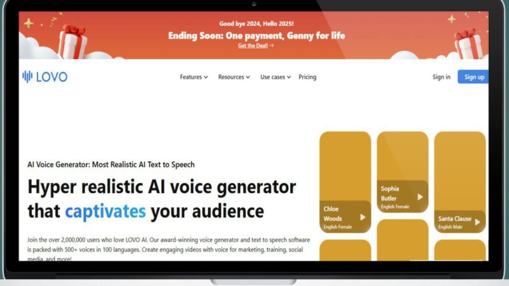 Transform text into natural-sounding speech with LOVO AI—choose from 500+ voices, tweak emotions, and export studio-quality audio in minutes!