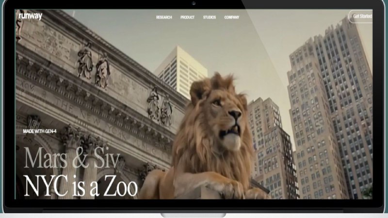 Underrated AI Tools - Runway ML's video editing interface with AI-powered effects