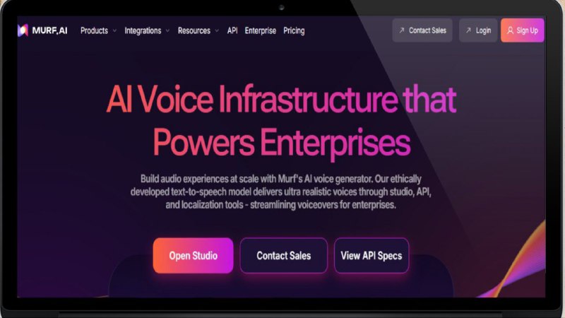 Murf AI voice studio with multiple natural-sounding voice options