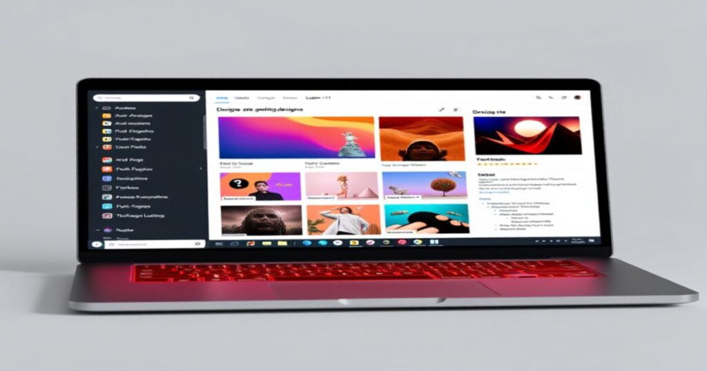 Windows Copilot and Designer 2.0 working seamlessly on a futuristic Windows 11 interface