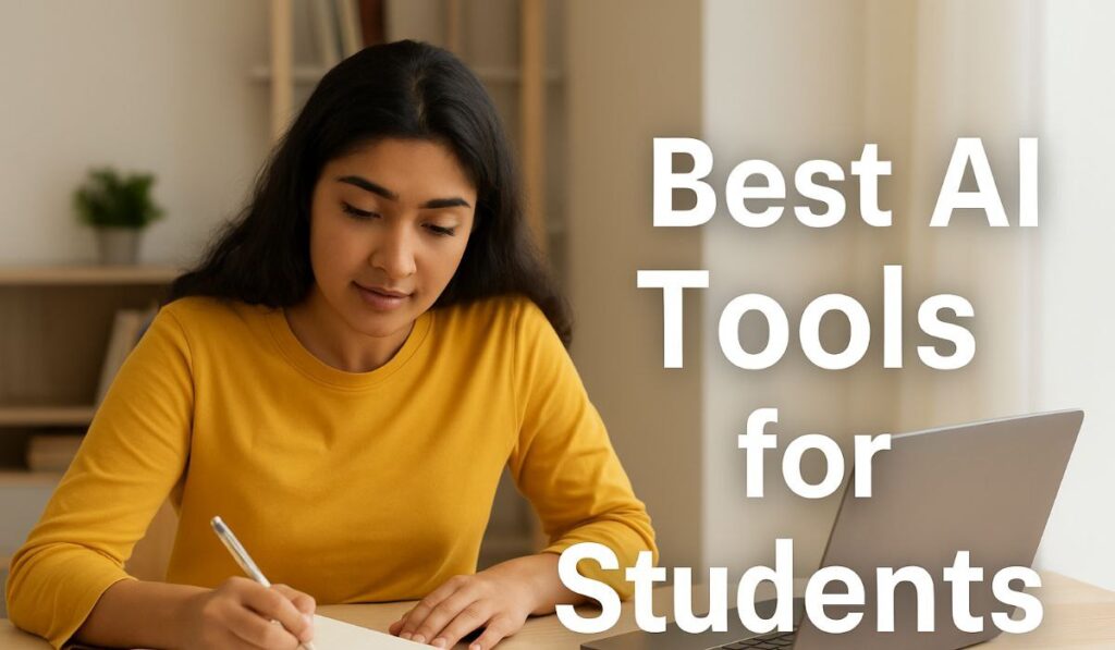 2025 में Students के लिए 5 Best AI Tools for Students जो पढ़ाई आसान बना दें!