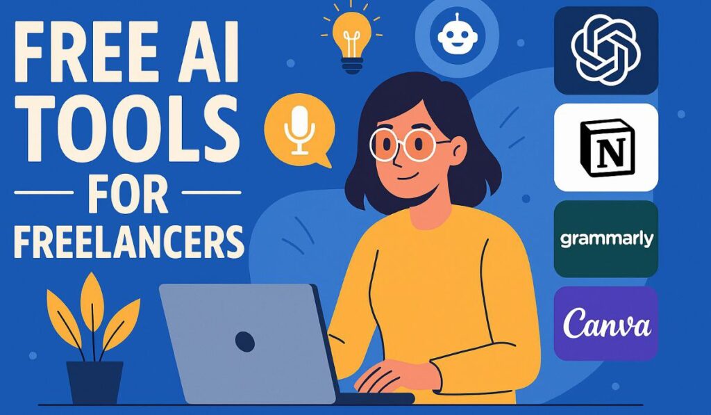 5 Free AI tools for freelancers – Time और पैसा दोनों बचाएं